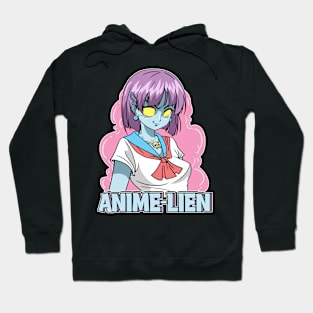 Anime Girl Alien Animelien Hoodie